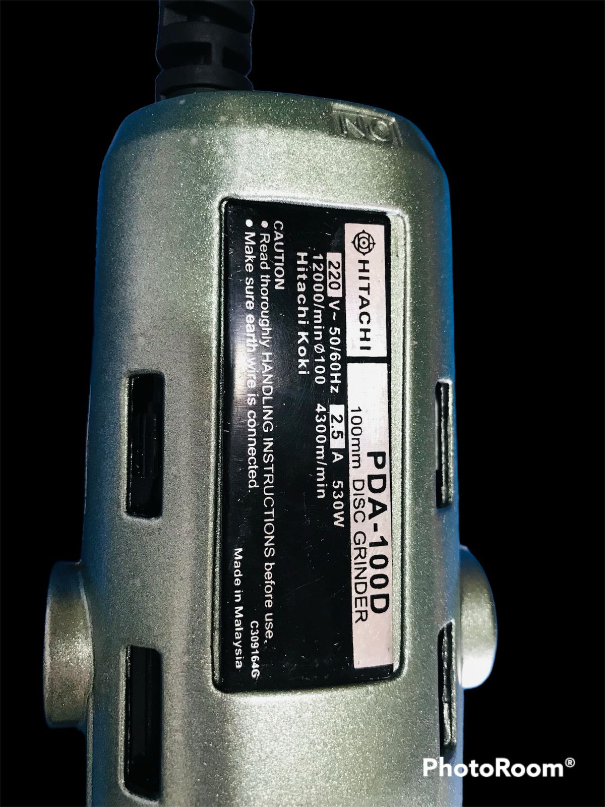 Hitachi ANgle grinder 4'