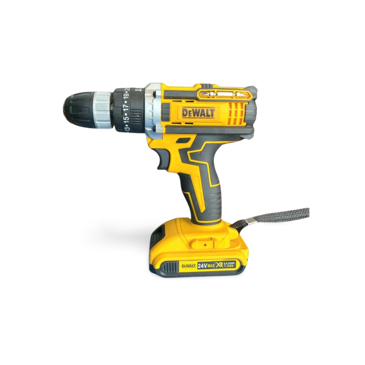 💥 DeWalt 24V Cordless Drill Kit – Dual Battery + Complete Tool Set