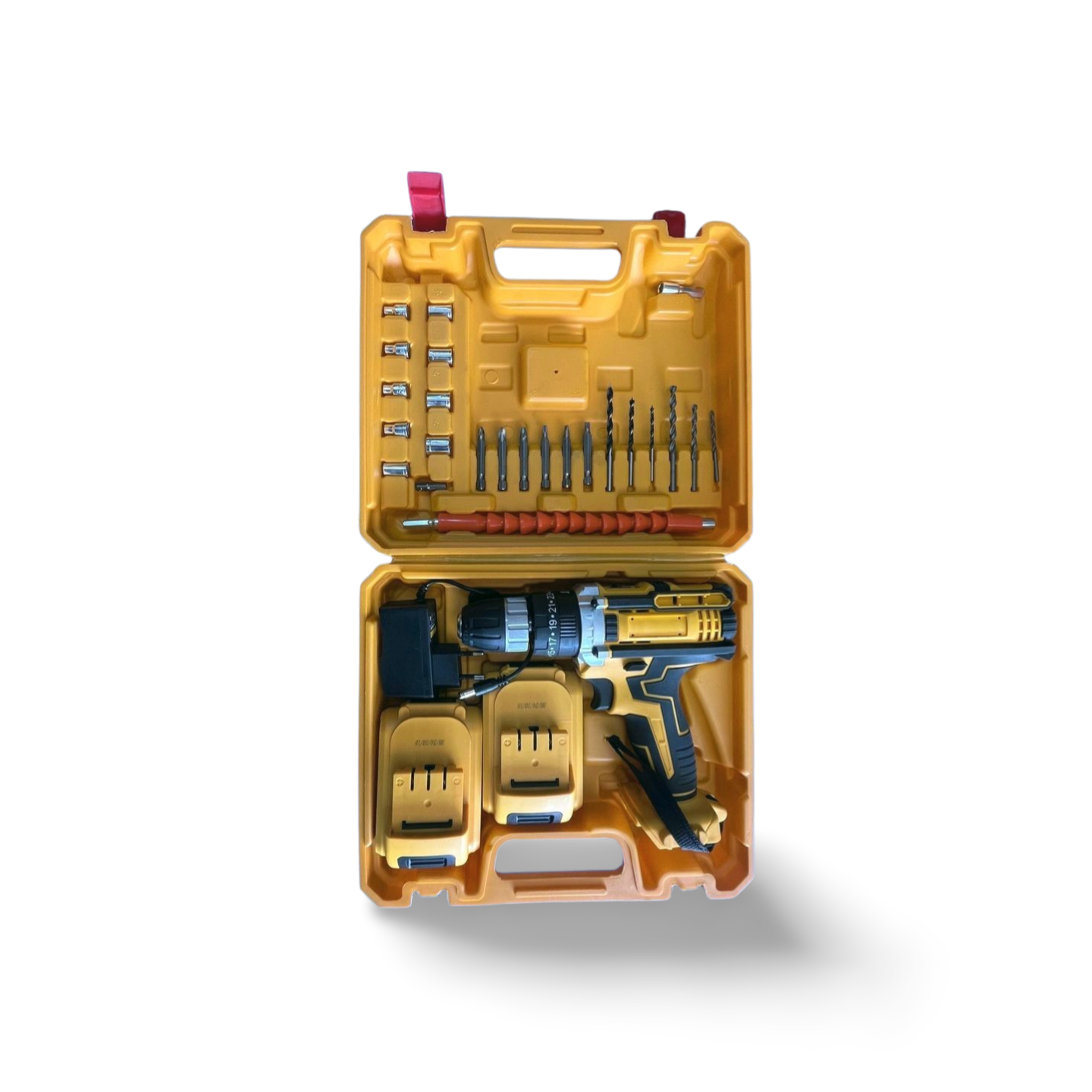 💥 DeWalt 24V Cordless Drill Kit – Dual Battery + Complete Tool Set