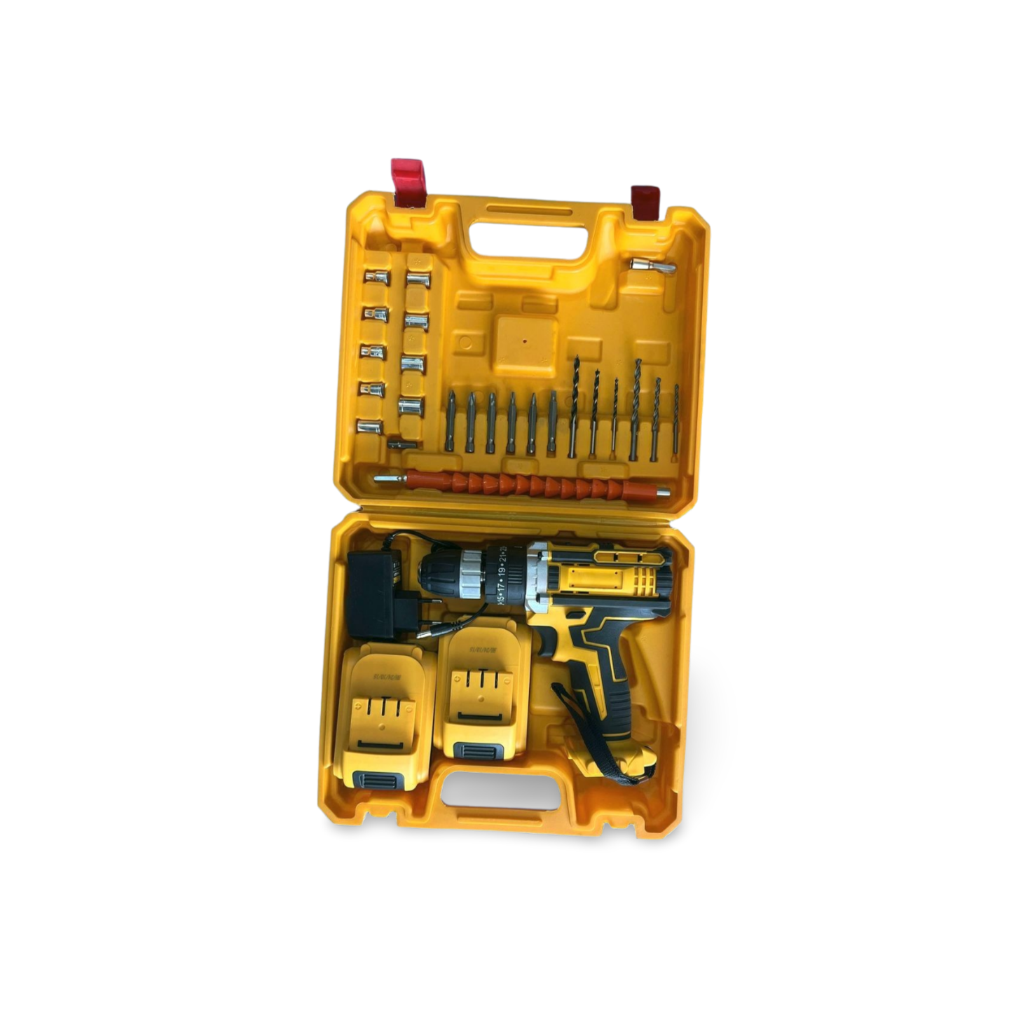 💥 DeWalt 24V Cordless Drill Kit – Dual Battery + Complete Tool Set