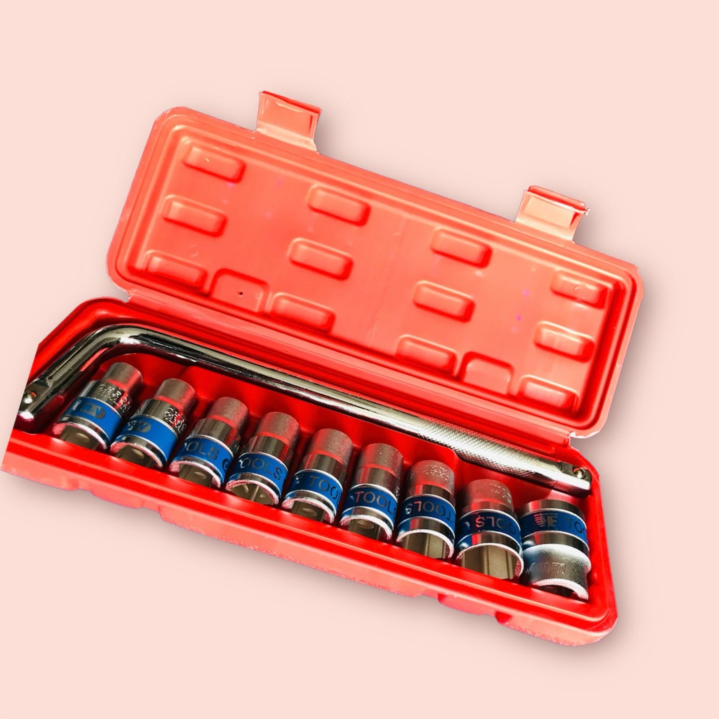 🔧 10-Piece Socket Set – Durable, Versatile & Built for Precision