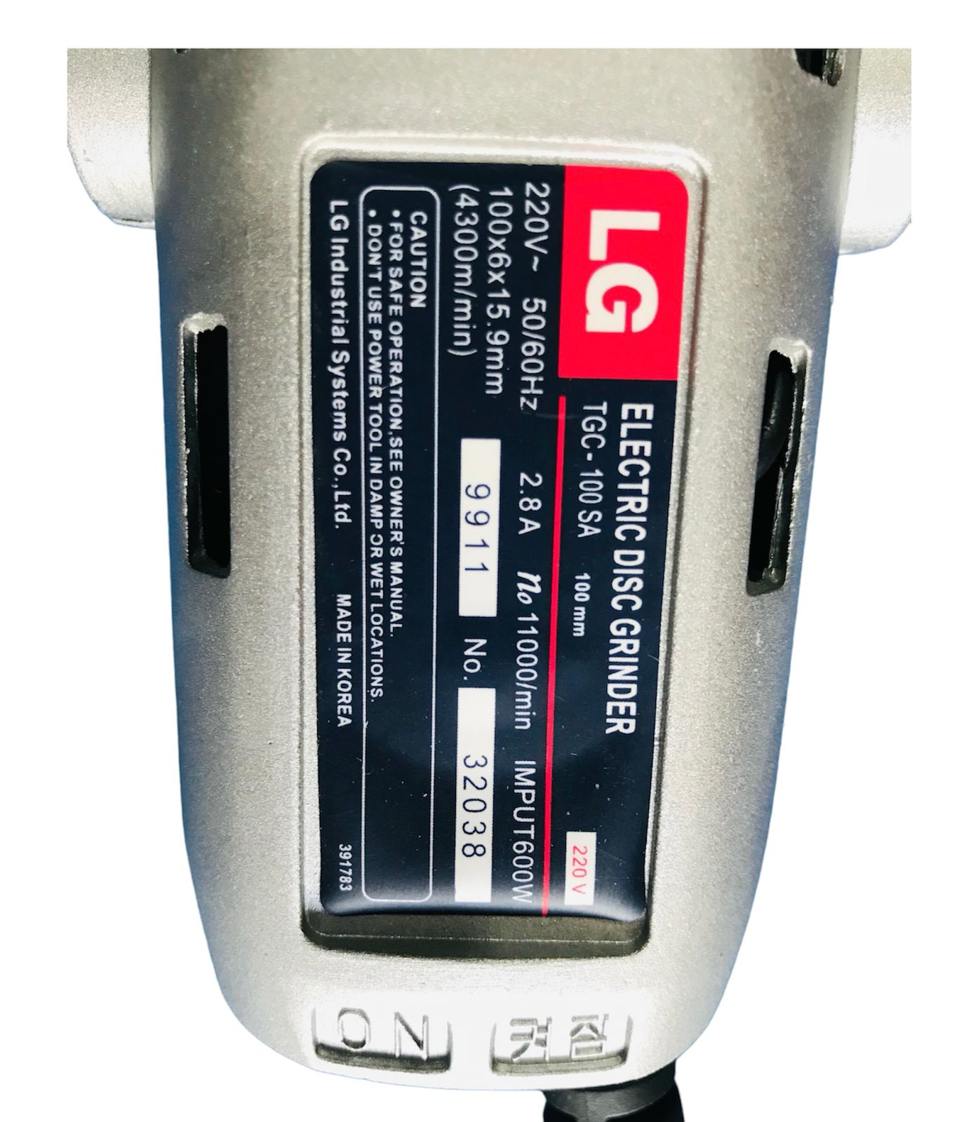 Angle grinder LG 4'